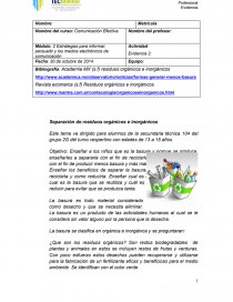 Estrategias para informar, persuadir y los medios electrónicos de comunicación. Página 1