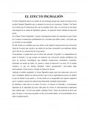 EL EFECTO PIGMALIÓN.