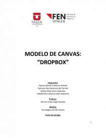 MODELO DE CANVAS: “DROPBOX”. Página 1