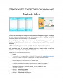 EXPOSICIONES ECOSISTEMAS COLOMBIANOS.