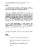 LA SOSTENIBILIDAD URBANA a partir de La comprensión de la ciudad