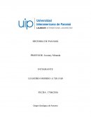 Origen Geológico de Panamá.