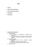 EQUIPO / HERRAMIENTAS / MATERIALES.