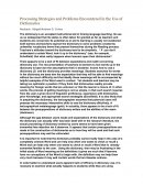 Estrategias en el uso del diccionario.