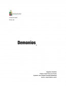Análisis de la obra “Demonios”.