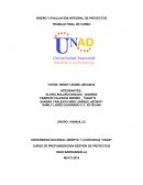 ﻿Diseño y evaluación integral de proyectos