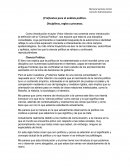 Textos para el análisis político. Disciplinas, reglas y procesos