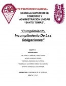 CUMPLIMIENTO DE LAS OBLIGACIONES.