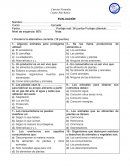 Evaluación Ciencias Naturales Cuarto Año Básico.