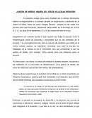 JARDÍN DE NIÑOS “MARÍA DE JESÚS VILLEGAS RENDÓN.