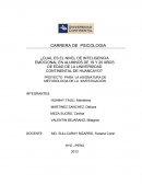 Inteligencia emocional en alumnos de 19 y 20 años de edad de la Universidad Continental de Huancayo?