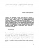 Facultades del juzgador.