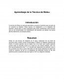 Hidroterapia Watsu