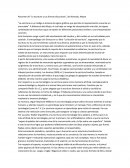 La escritura y sus formas discursivas.