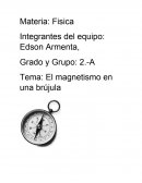 El magnetismo en una brújula