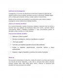 Metodología de la investigación.