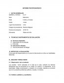 Informe del test de Melgar.