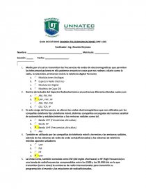 GUIA DE ESTUDIO EXAMEN TELECOMUNICACIONES (INF-120). Página 1