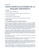 CARACTERISTICA EXTERNA DE LA MAQUINA SINCRONICA.