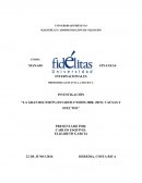 La crisis crediticia.