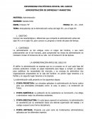 Ensayo de la administración antes y en el siglo XX.