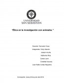 Ética en la investigación con animales