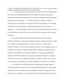 TEORÍAS DEL APRENDIZAJE Y TAREA DEL AULA.