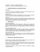 Actividad Administrar y controlar los recursos financieros de una empresa