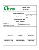 Procedimientos Compras.