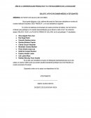 SOLICITO: APOYO EN EXAMEN MÉDICO A ESTUDIANTES