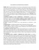 Acta constitutiva de una Sociedad Anónima de Capital Fijo.