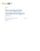 Investigación Epidemiológica