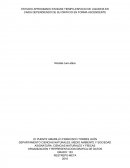 ANALISIS EXPEERIMENTAL EN RELACION TIEMPO Y ESPACIO.