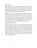 Forma y Función.