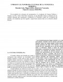 CULTURA MODERNA DE VENEZUELA.