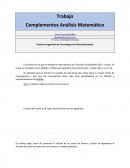 Complementos Análisis Matemático
