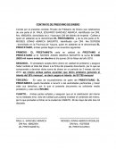 Prestamos de dinero.