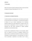 Procesos de Minera Bateas SAC.