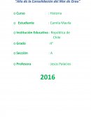 Año de la Consolidación del Mar de Grau.