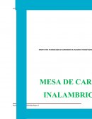 Mesa de carga inalambrica.