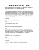 Ricardo III - Escena II , Acto I