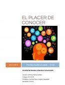EL PLACER DE CONOCER.