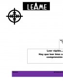 El haber practicado juiciosamente hasta aquí el programa LEAME, estará reportando excelentes resultados.