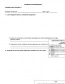 Examen extraordinario español 1.