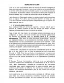 DERECHO EN CUBA.