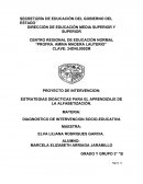 ESTRATEGIAS DIDÁCTICAS PARA EL APRENDIZAJE DE LA ALFABETIZACIÓN.