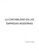 LA CONTABILIDAD EN LAS EMPRESAS MODERNAS.