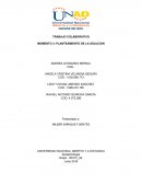 TRABAJO COLABORATIVO MOMENTO 3: PLANTEAMIENTO DE LA SOLUCION