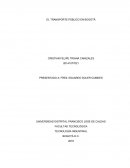 EL TRANSPORTE PÚBLICO EN BOGOTÁ.