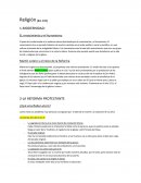 La reforma protestante.